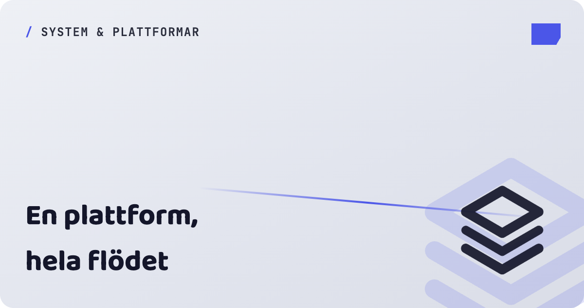 System & plattformar